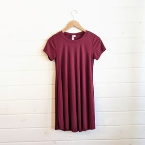 Francesca's Maroon Alya Dress